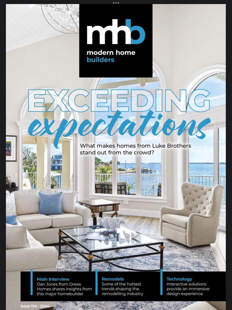 modern home builders front cover